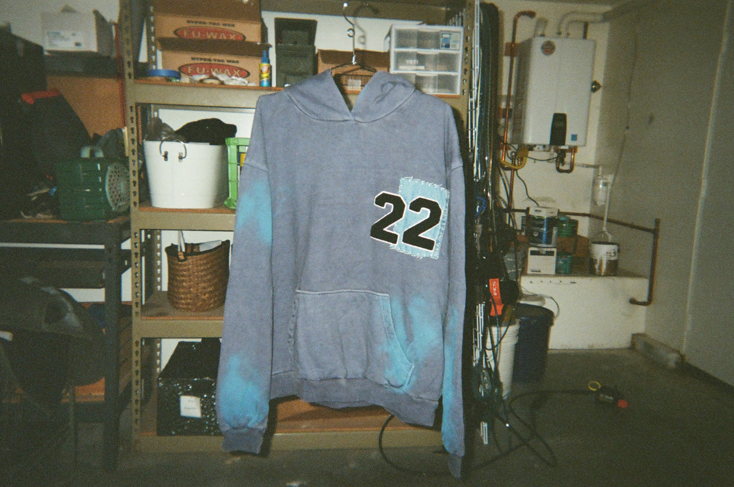 22 Patches Hoody - Blue
