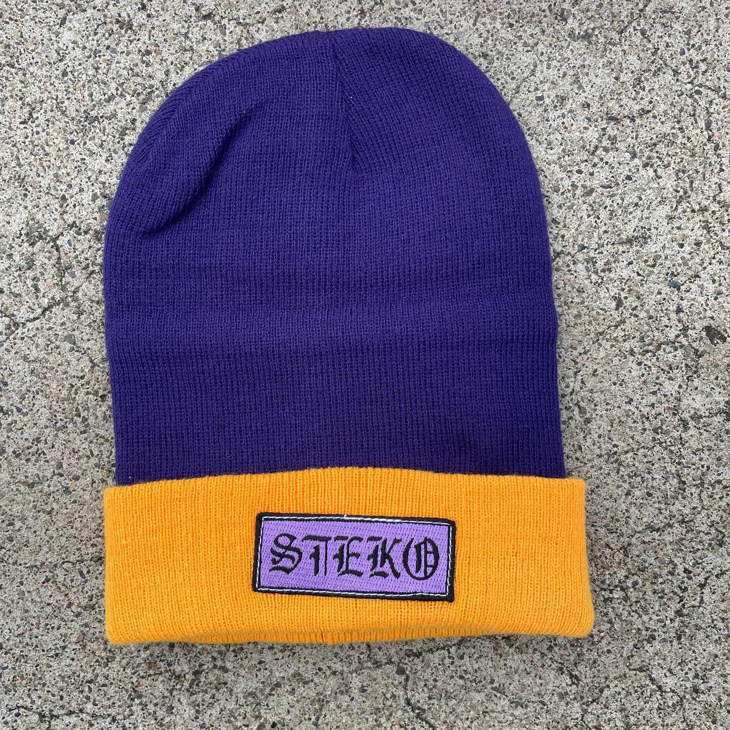 Patches Knit Beanie - Lakers