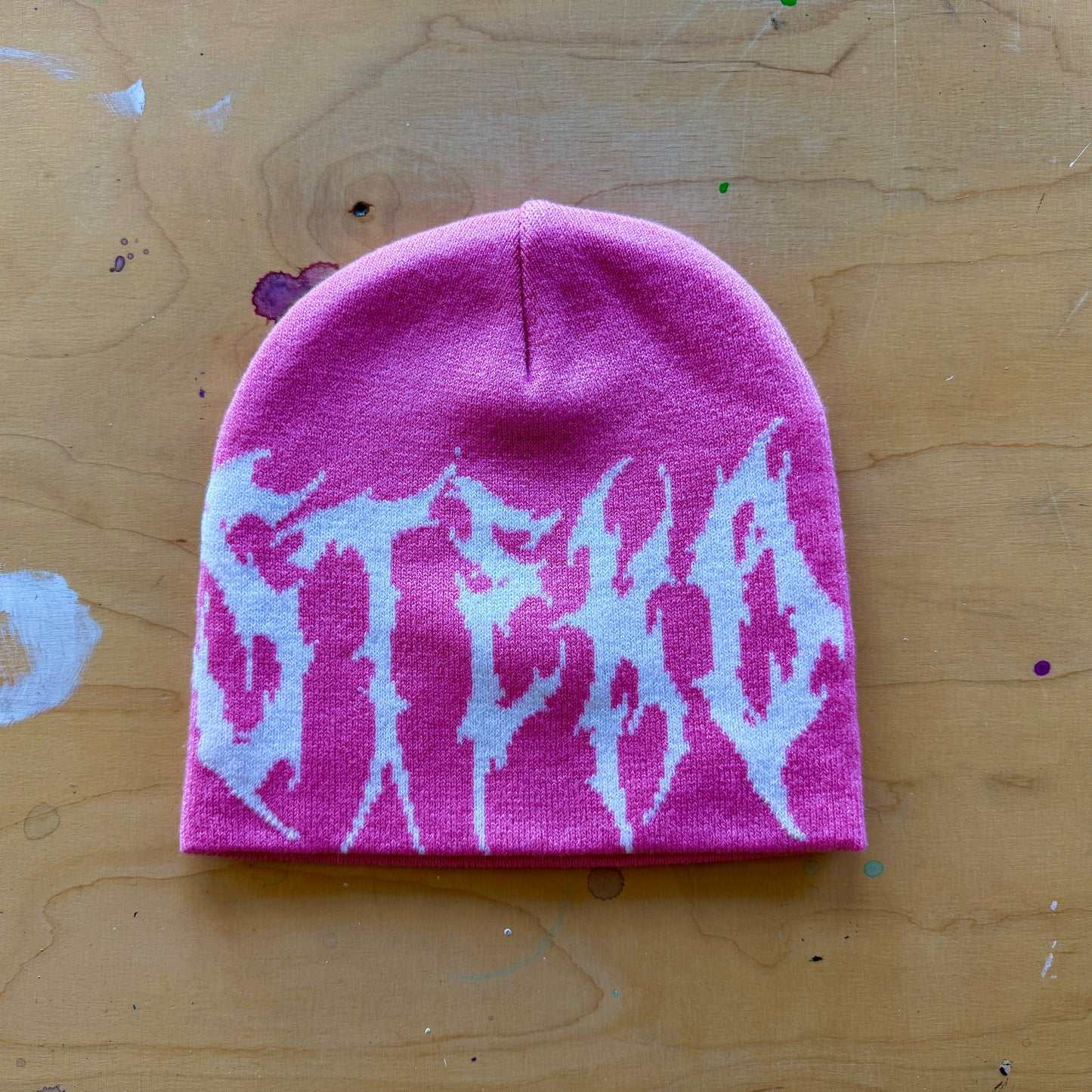 CRIME BEANIE - Pink