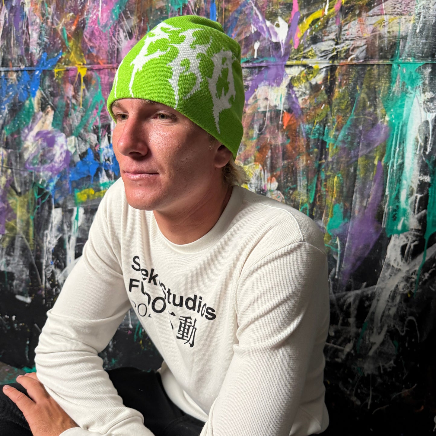 CRIME BEANIE - Green