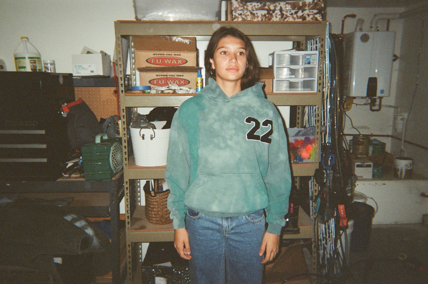 22 Patches Hoody - Turquoise