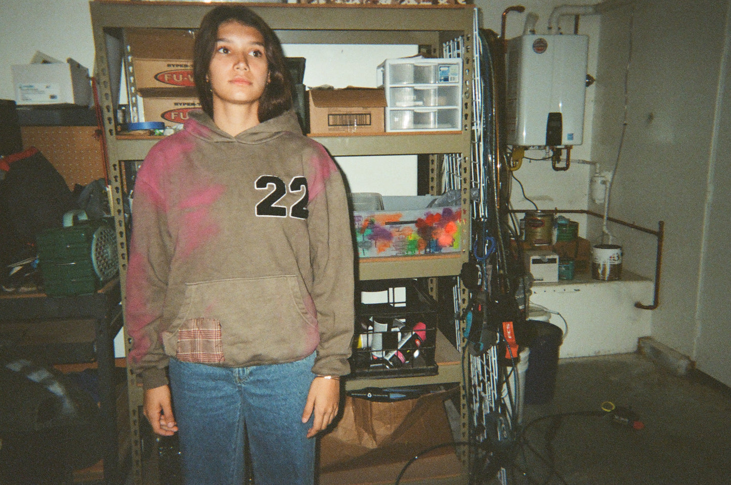 22 Patches Hoody - Brown