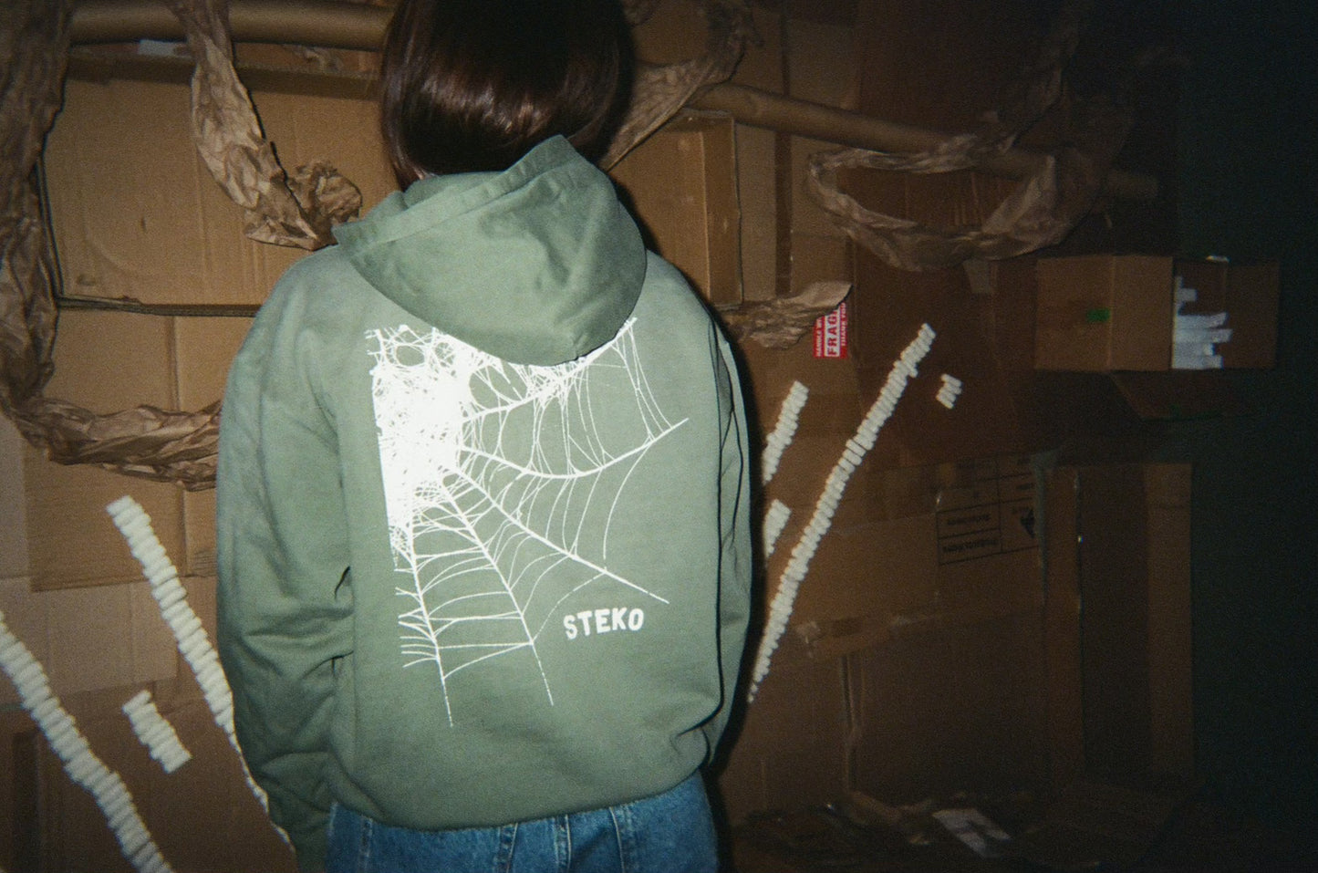 Charlotte Hoody -  Green Bleach