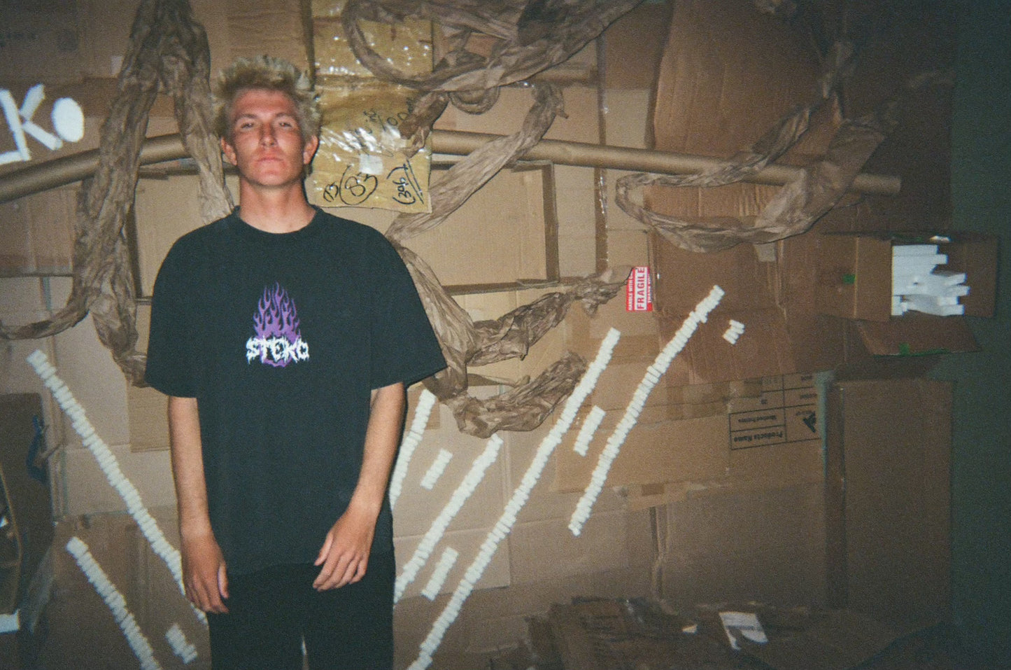 FLAMBOYANT SS T - Washed Black