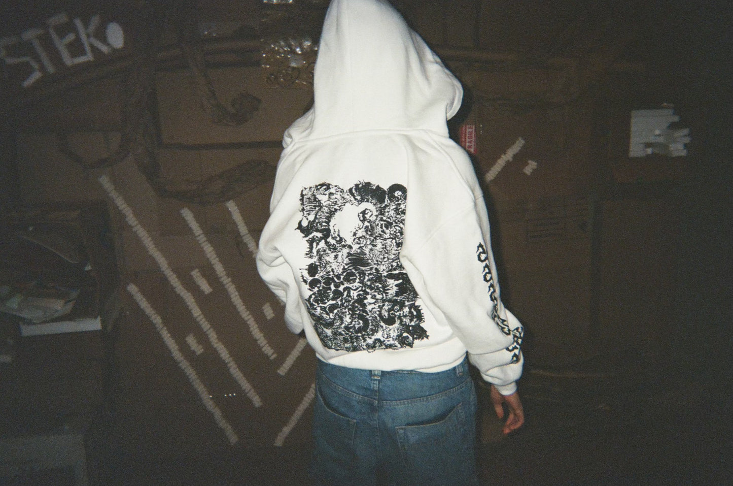 Zuma Zip Hoody - White