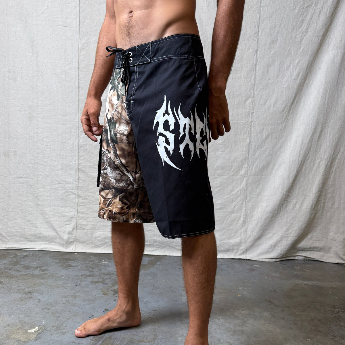 RASTA ROB BOARDSHORT  - Black