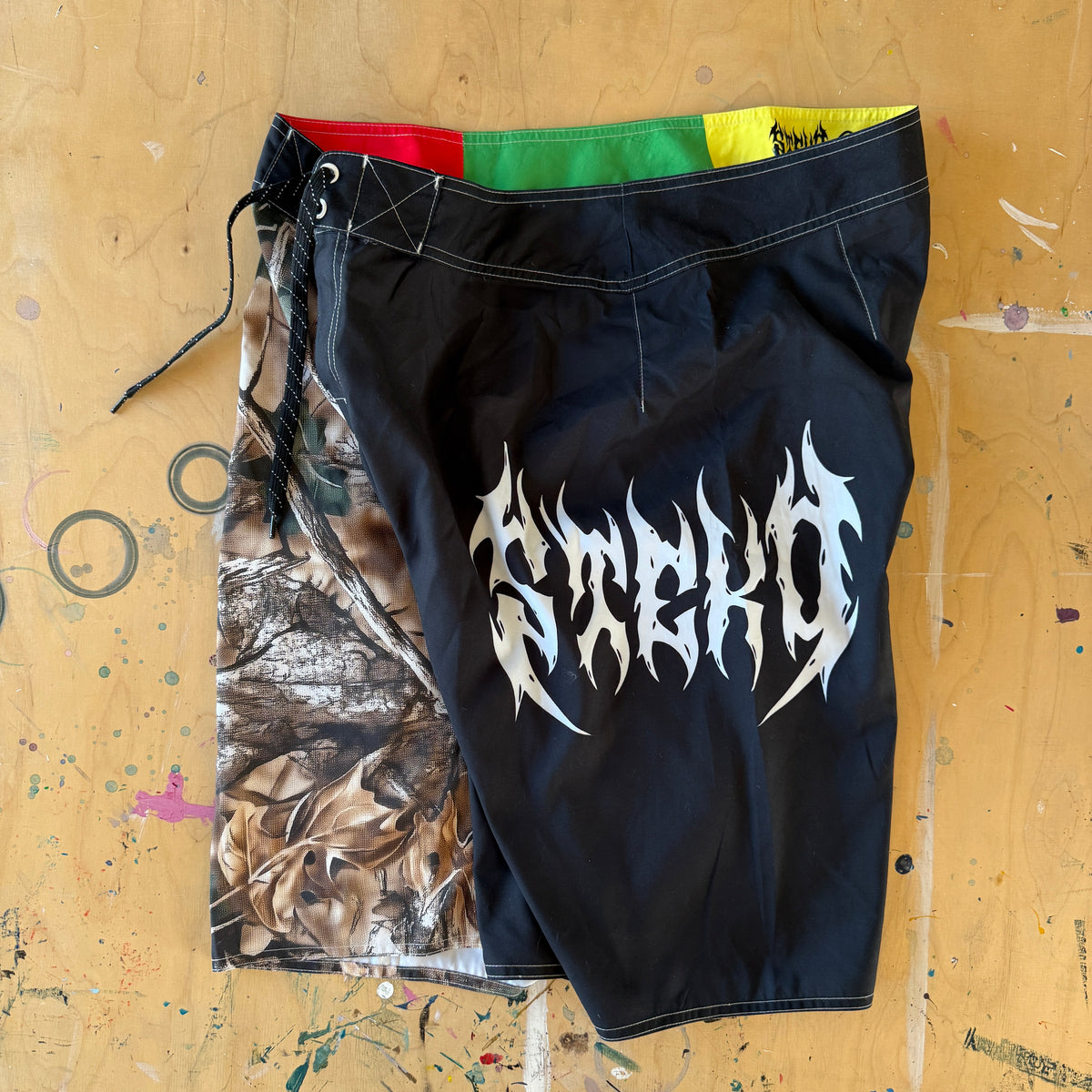 RASTA ROB BOARDSHORT  - Black
