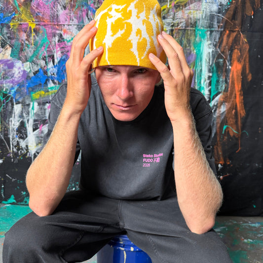 CRIME BEANIE - Gold