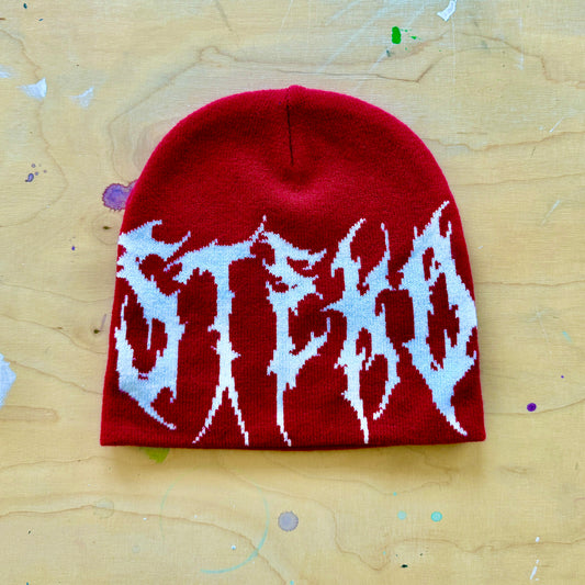 CRIME BEANIE - Red