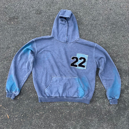 22 Patches Hoody - Blue