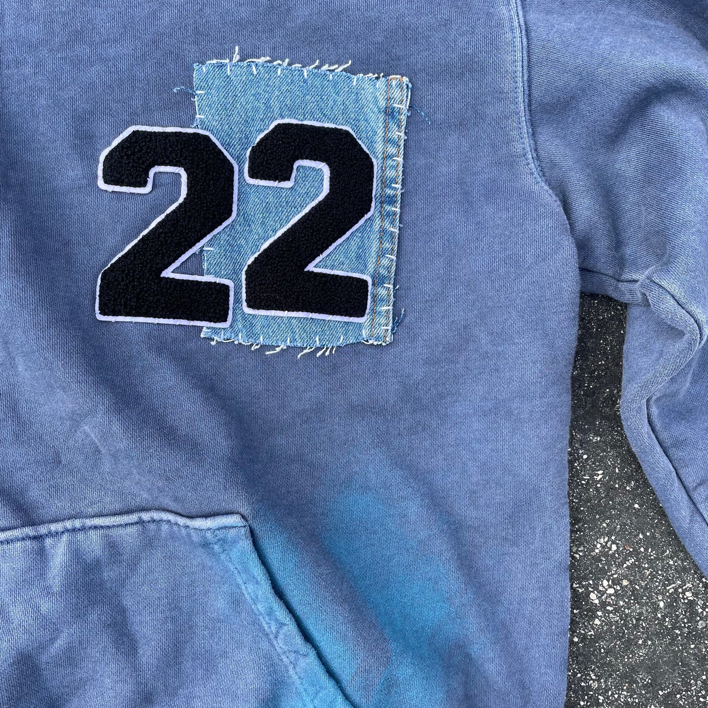 22 Patches Hoody - Blue