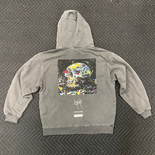 NATE PAINT Hoody - Faded Black