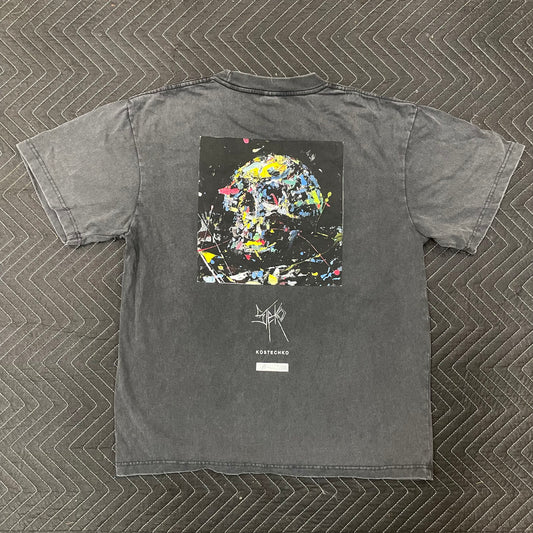 NATE PAINT SS T - Faded Black