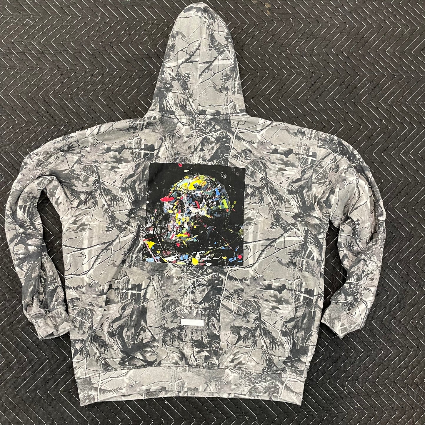 NATE PAINT Hoody - White Camo