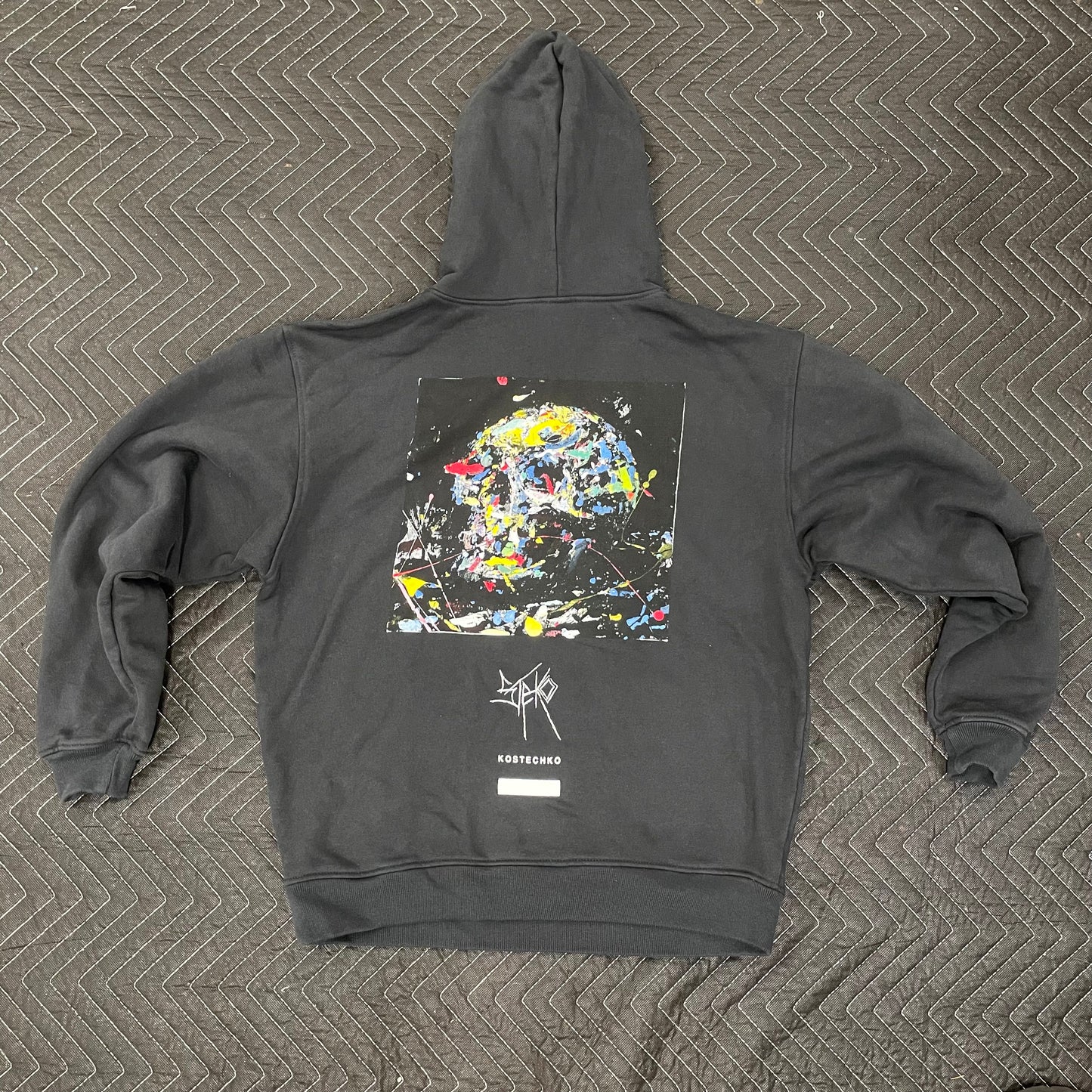 NATE PAINT Hoody -  Black