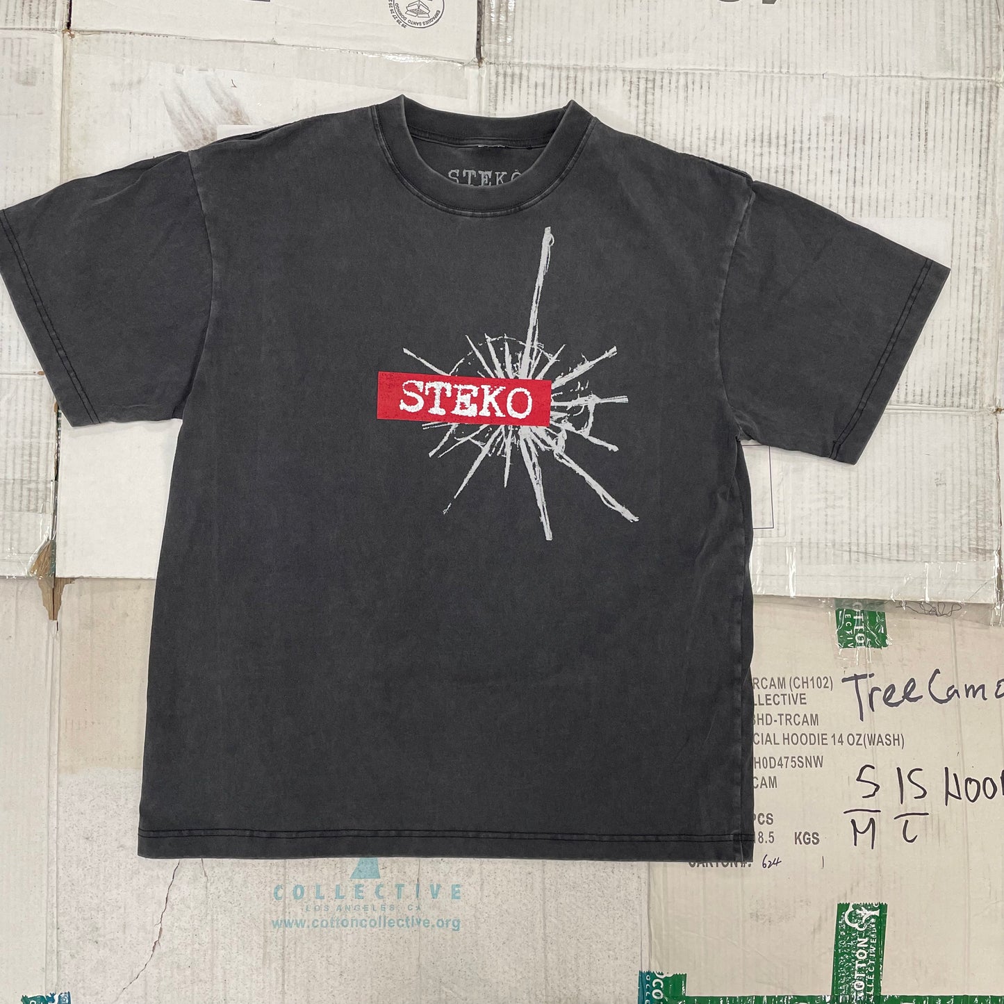 SYMPHONY SS T - Washed Black