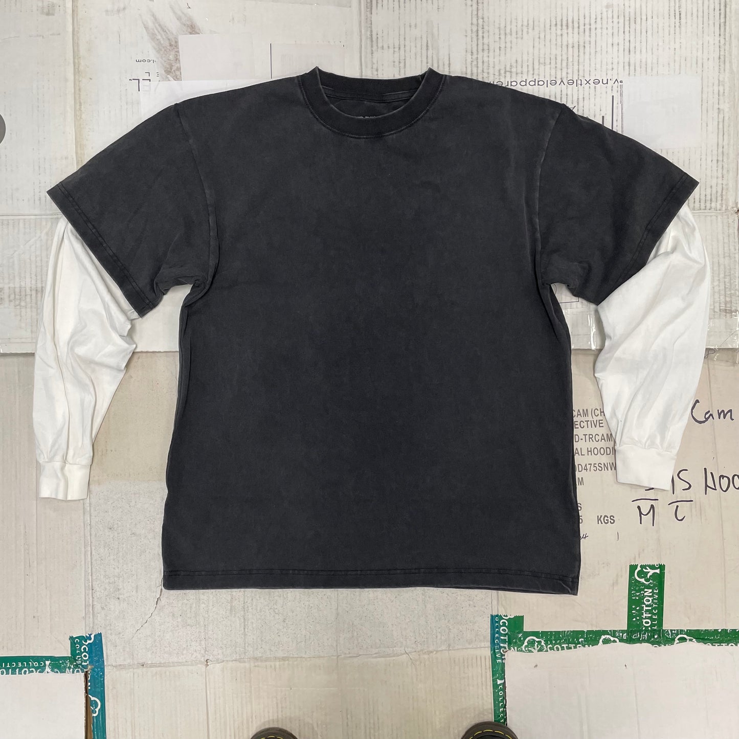 BURNDOG LS Fakie - Faded Black