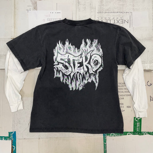 BURNDOG LS Fakie - Faded Black