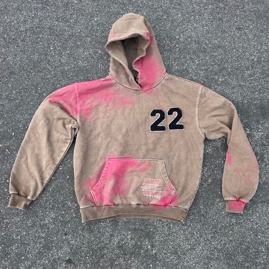 22 Patches Hoody - Brown