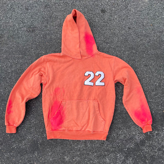 22 Patches Hoody - Orange