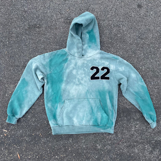 22 Patches Hoody - Turquoise